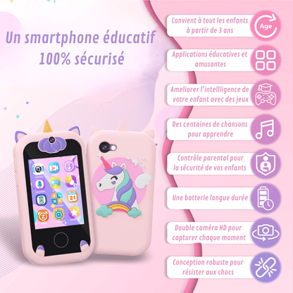 PIXELTEL™️ - Téléphone éducatif